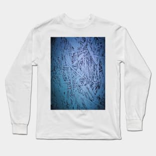 BRIGHT VIBRANT BLUE PARTICLES Long Sleeve T-Shirt